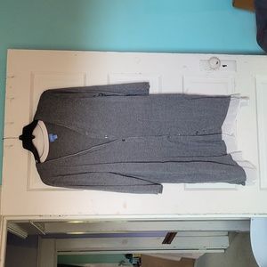 Very Wang XL Grey Pull-Over Cardagan